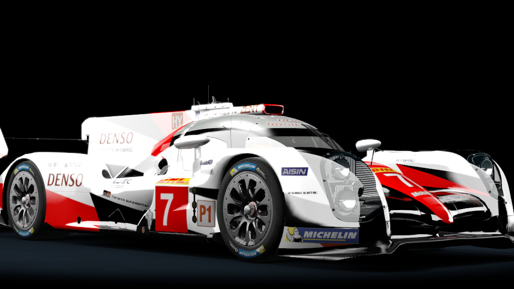 Toyota TS050 Hybrid LMP1 2017, skin WEC7