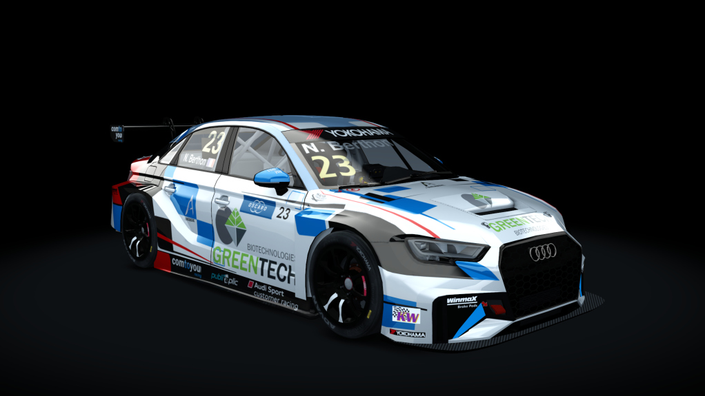 Audi RS3 LMS TCR, skin nathanael_berthon_23