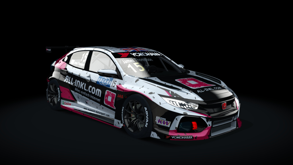 Honda Civic Type R FK7 TCR, skin 15_All_Inkl_Münnich_Motorsport