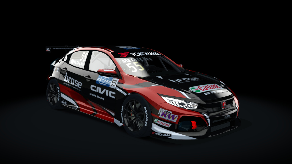 Honda Civic Type R FK7 TCR, skin 55_Boutsen_Ginion_Racing
