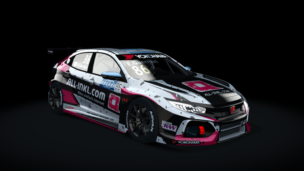 Honda Civic Type R FK7 TCR, skin 86_All_Inkl_Münnich_Motorsport