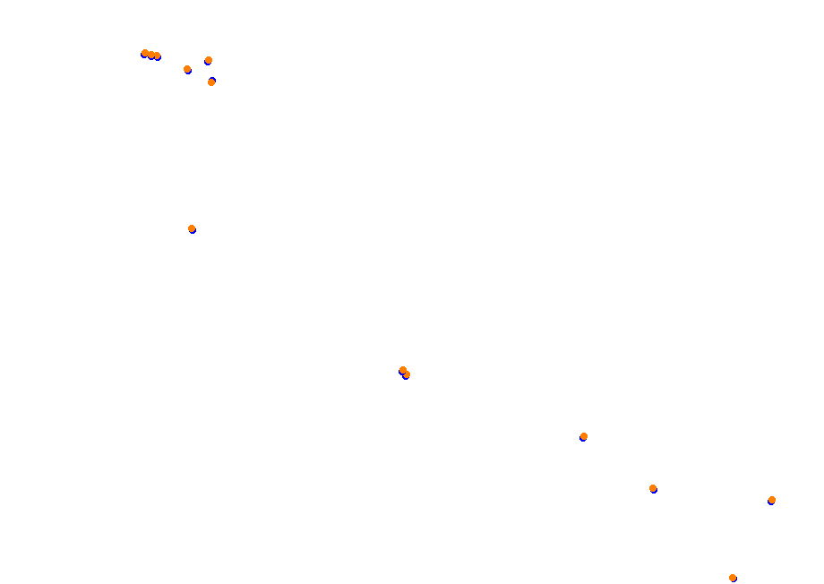 Suzuka International Circuit East collisions