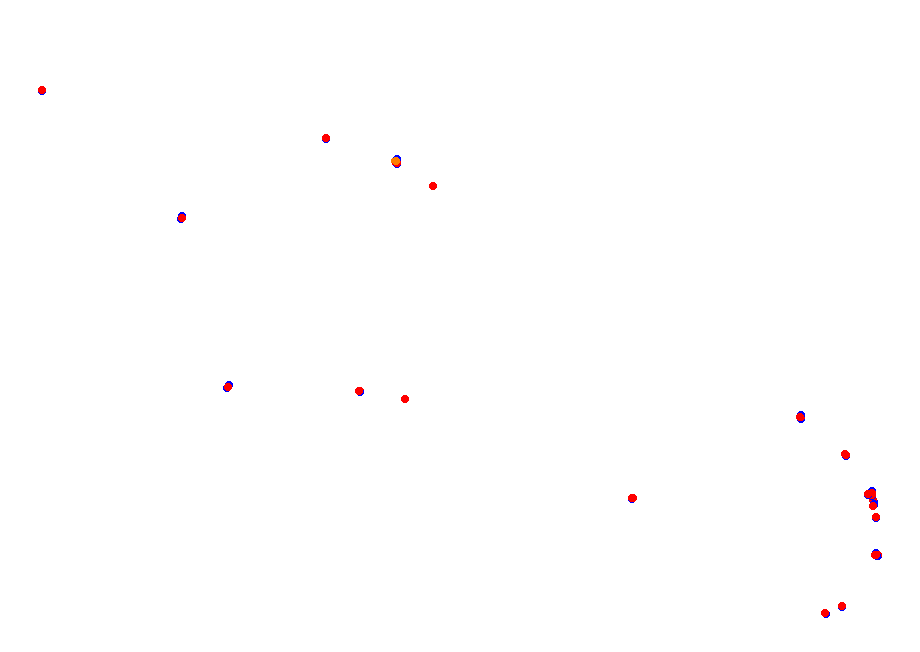 Suzuka International Circuit East collisions